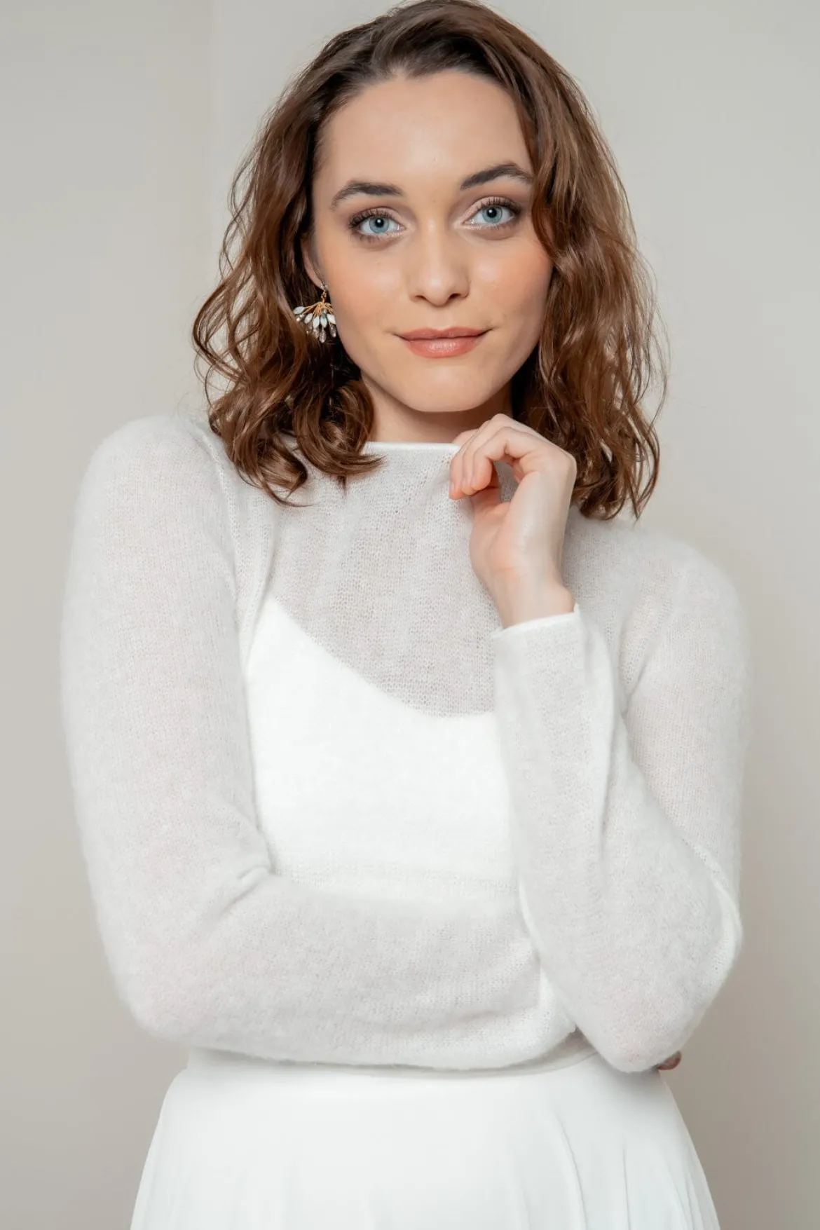 Braut Pullover aus Strickmix – Carli noni