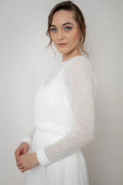 Braut Pullover aus Strickmix – Yosie noni