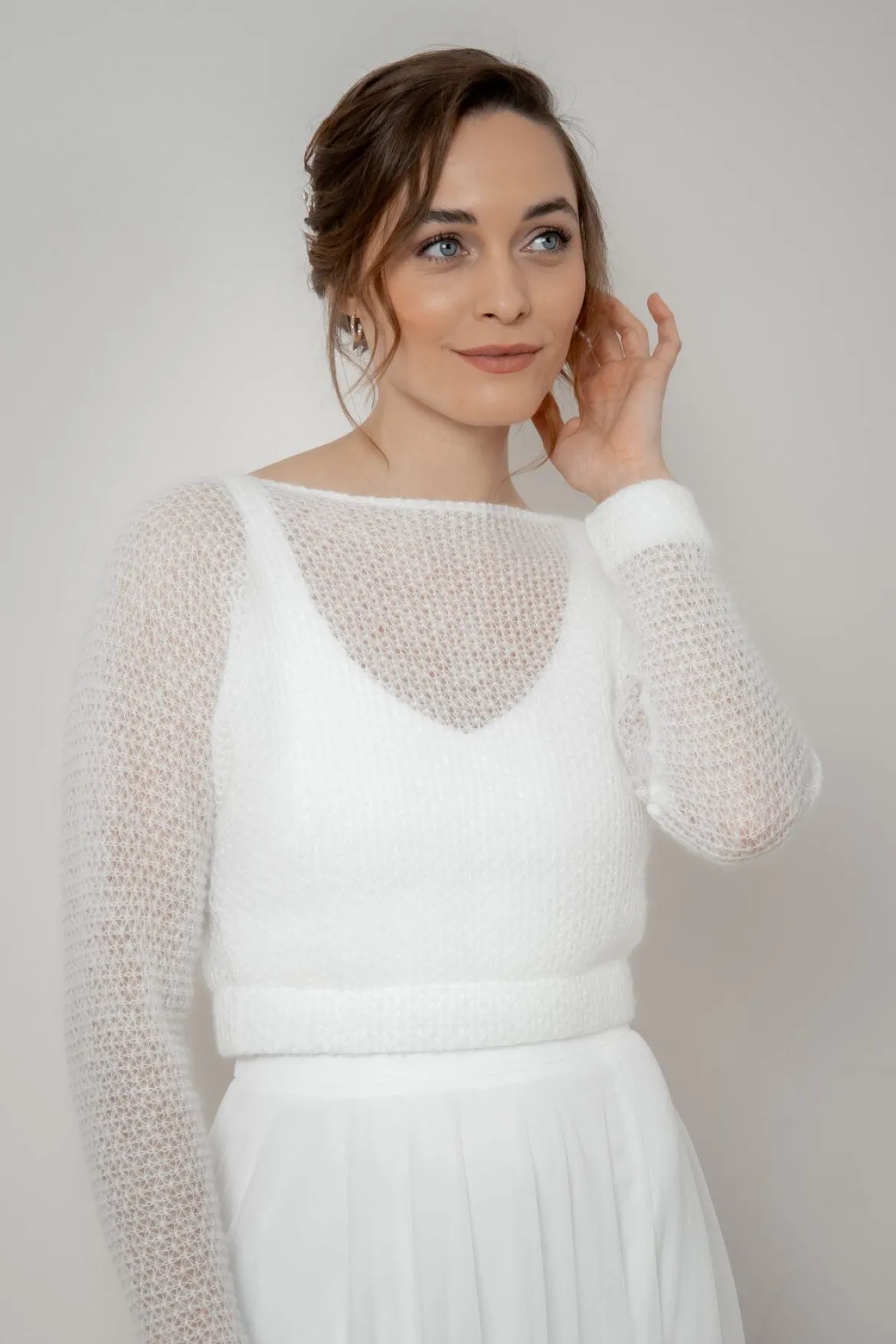 Braut Pullover aus Strickmix – Yosie noni