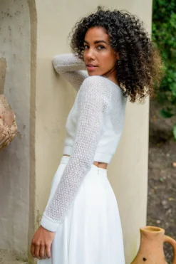 Braut Pullover aus Strickmix – Yosie noni