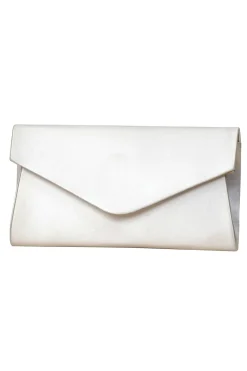 Braut Satin Clutch – Simone Ivory Dyeable | The Perfect Bridal Company