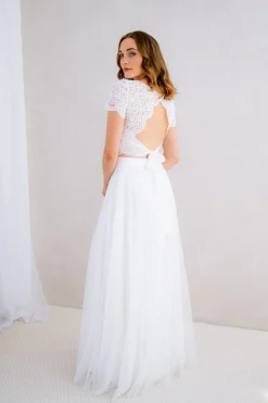 Braut Top mit Rückendetail – Zadie noni