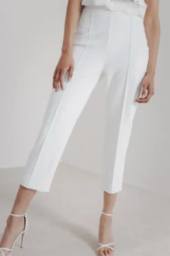 Figurbetonte Braut Hose mit Bügelfalten – Lenya noni