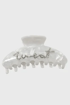 Haarklammer – Crystal White | Weat