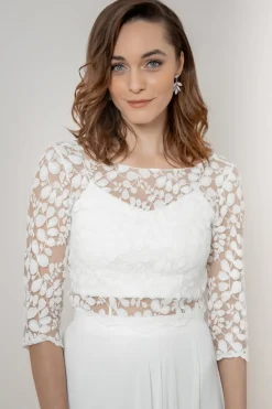Halbtransparentes Braut Top – Heda noni