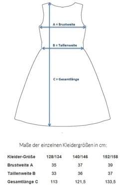 Kinderkleid mit Chiffonrock