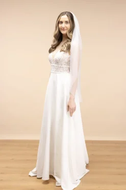 Langer, verzierter Schleier | The Perfect Bridal Company