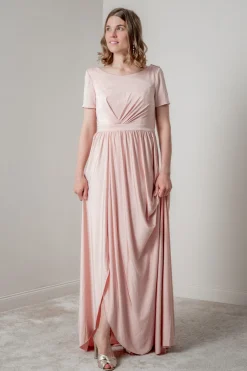 Rosafarbenes Brautjungfernkleid | Eliza & Ethan