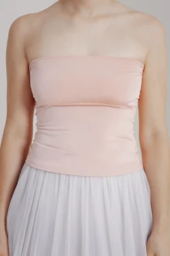 Rosafarbenes Unterziehtop – Long Jersey Bandeau Blush Twobirds
