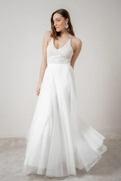 Showroom Only: Braut Rock in Ivory aus Softtüll – Christy noni Selected