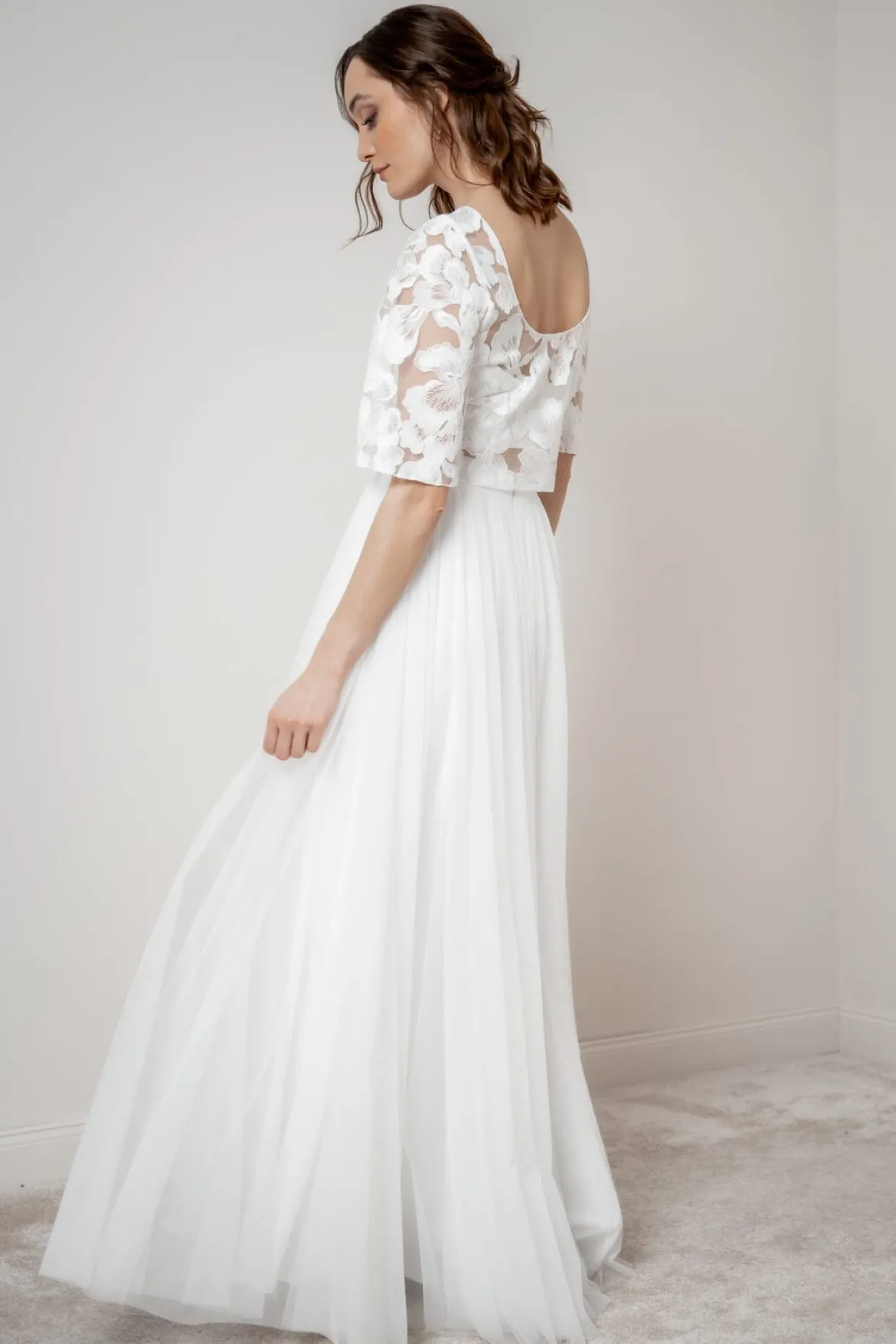 Showroom Only: Braut Rock in Ivory aus Softtüll – Christy noni Selected