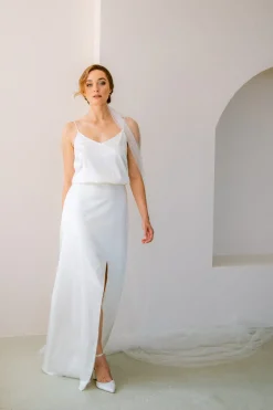 Showroom Only: Satin Braut Top – Minoa noni Selected