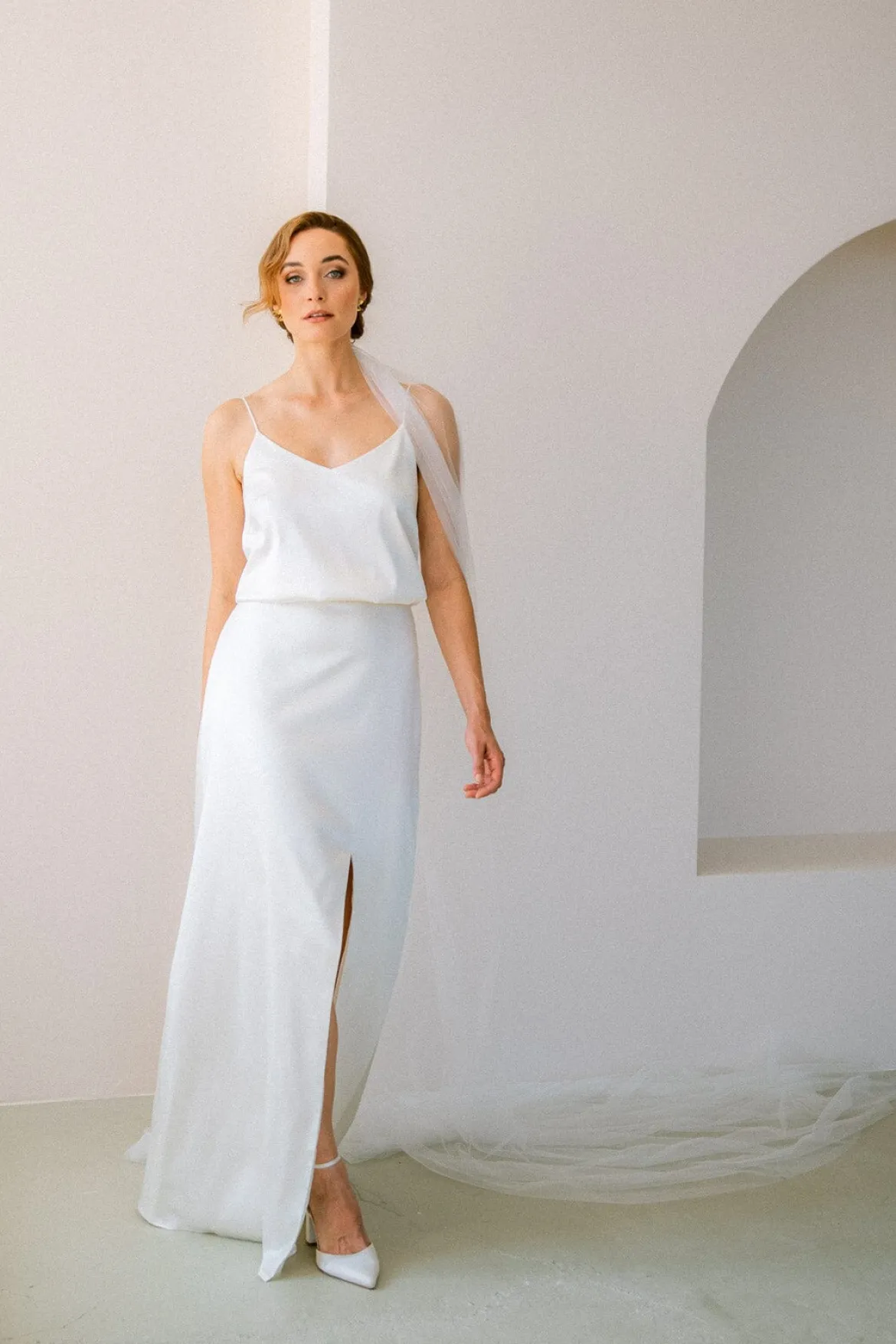 Showroom Only: Satin Braut Top – Minoa noni Selected