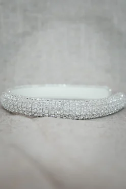 Verzierter Haarreif – Crystal White | Weat